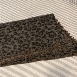 Leopard print scarf